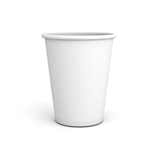 10oz White Hot Paper Cup - 1000 Pcs