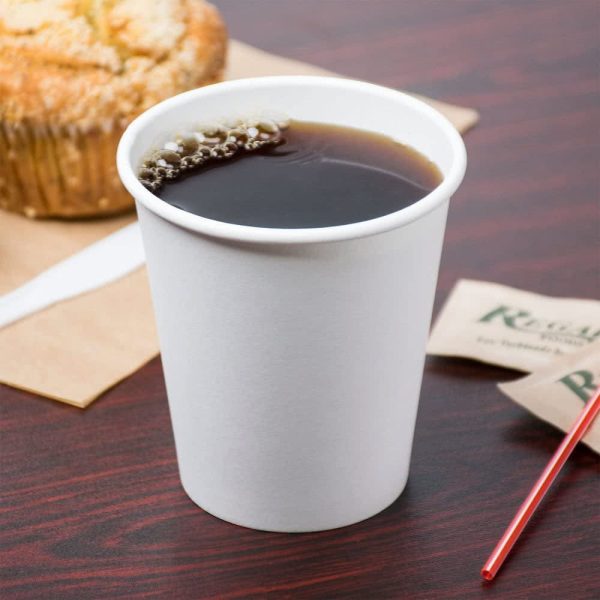 12oz White Hot Paper Cup - 1000 Pcs - Image 2