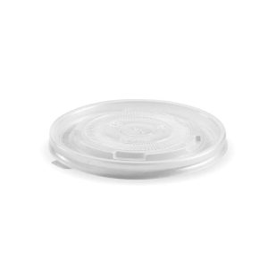 115mm PP Plastic Lid for PB12-32 Paper Bowl - 500 Pcs
