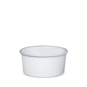 12oz White Paper Bowl (Base Only) - 500 Pcs