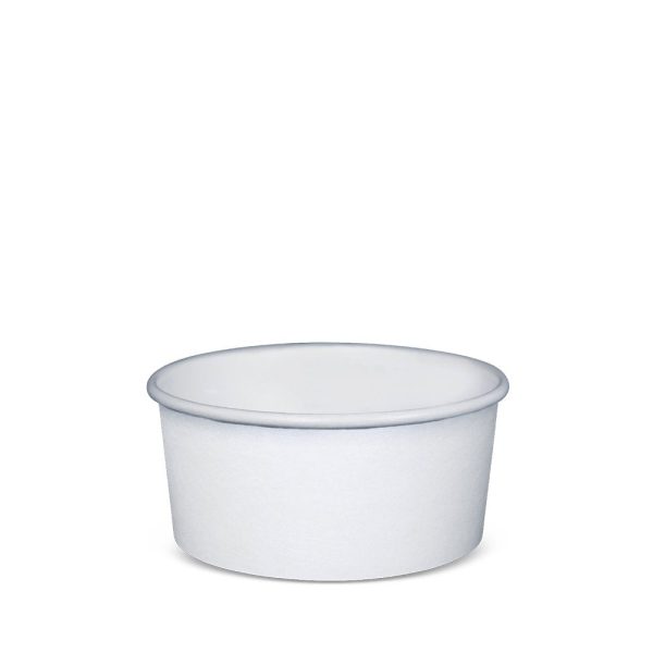 12oz White Paper Bowl (Base Only) - 500 Pcs