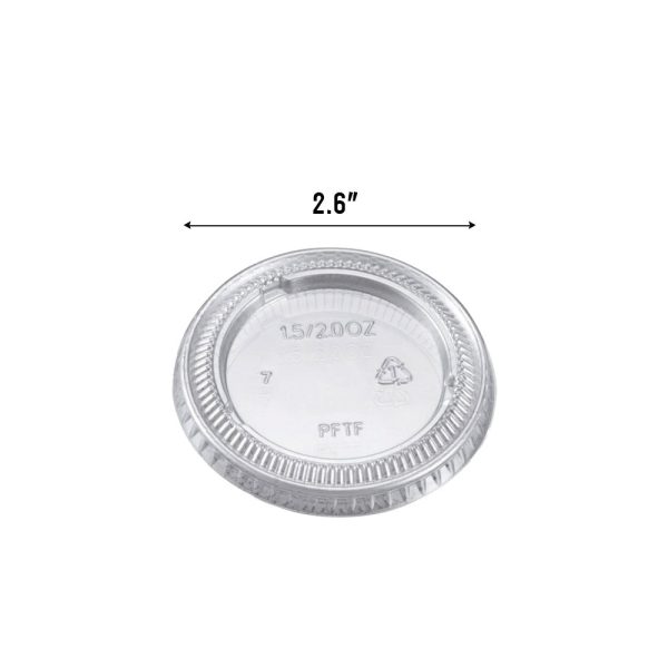 1.5-2.5oz Portion Lids (Lid Only) - 2500 Pcs - Image 3
