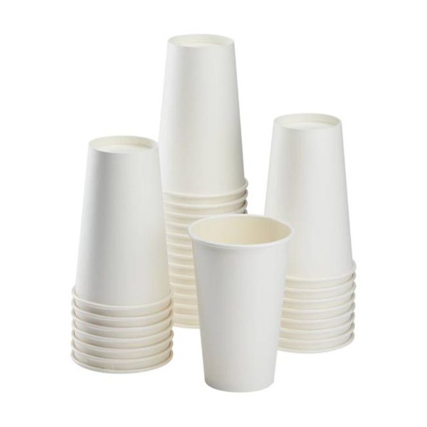 16oz White Hot Paper Cup - 1000 Pcs - Image 2