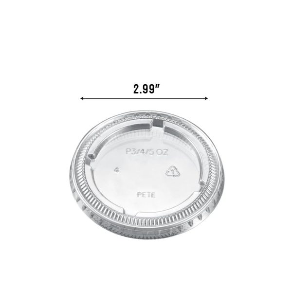 3.25-5.5oz Portion Lids (Lid Only) - 2500 Pcs - Image 3