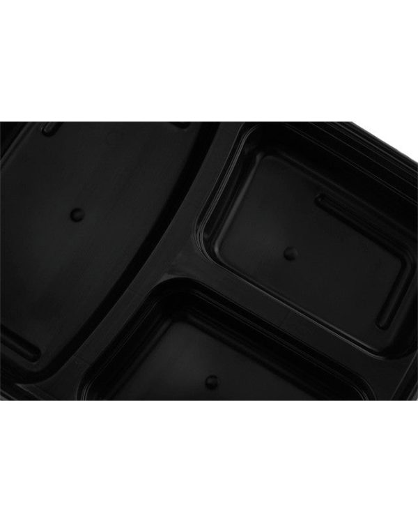 3 Comp Plastic Containers with Lids - Image 6