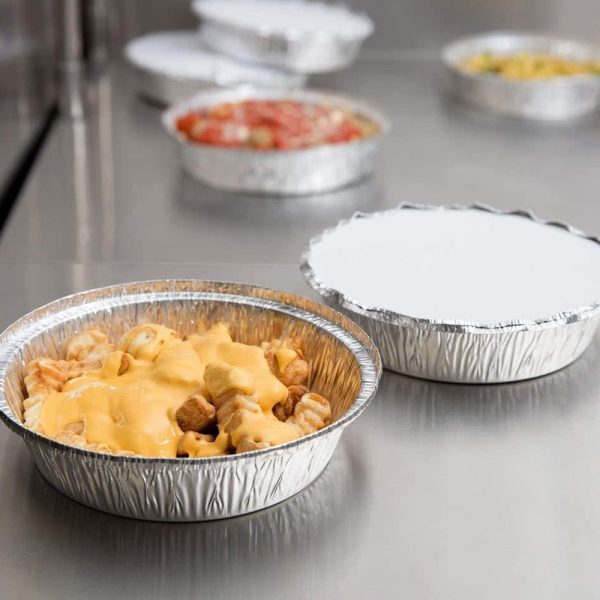 8" Round Aluminum Foil Container (Base Only) - 500 Pcs - Image 3