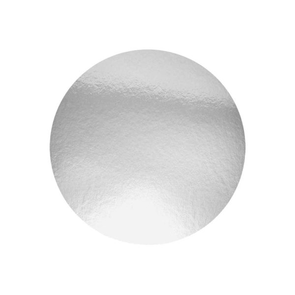 7" Heavy Duty White Foil Paper Lid (Lid Only) - 500 Pcs - Image 2
