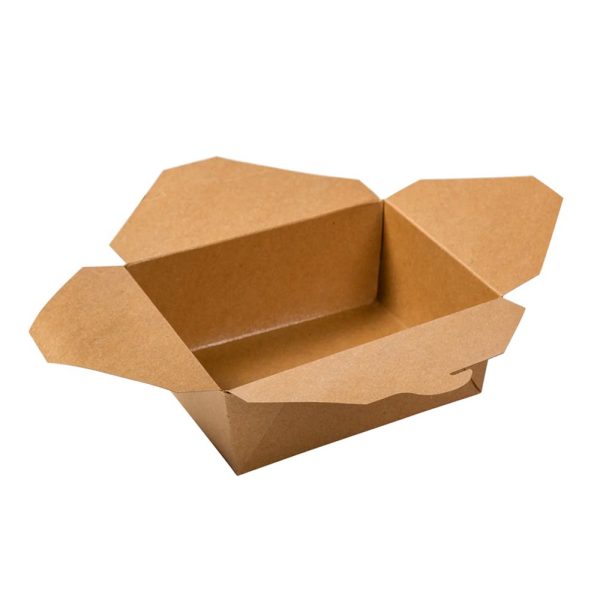 #8 | 46oz Eco-friendly Kraft Take-Out Box 6x4.75x2.5″ - 300 Pcs - Image 3