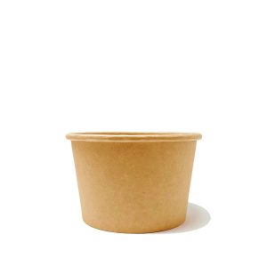 8oz Kraft Paper Soup Cup 90mm (Base Only) - 1000 Pcs