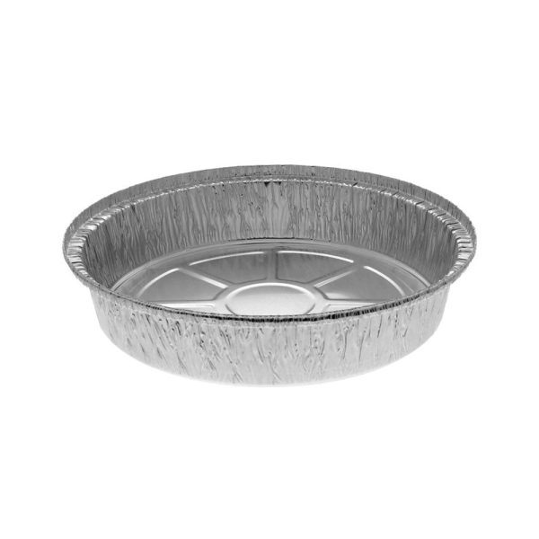 9" Round Aluminum Foil Container - 500 Pcs