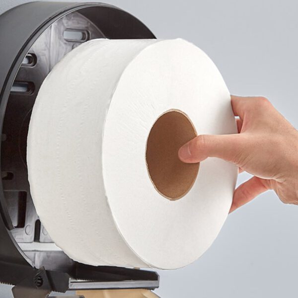 2 Ply Jumbo Toilet Paper - 1000' x 12 Rolls - Image 2