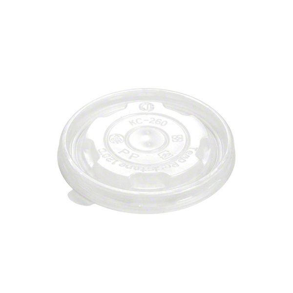 JC-95 | 95mm PP Clear Round Lid - 1000 Pcs