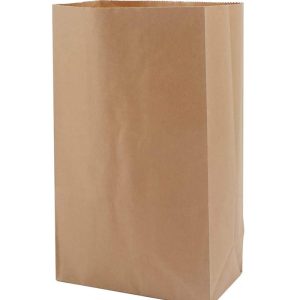 #520 | 20lb (Custom) Eco-Friendly Kraft Paper Bag 8.2x5.8x14.2″ – 10000 Pcs