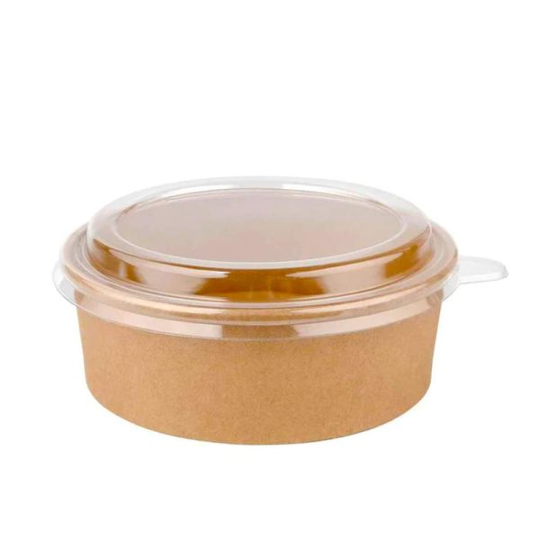 20oz | 500ml Kraft Round Paper Bowl (Base Only) - 300 Pcs - Image 2