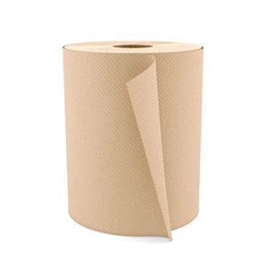 101018 | 1 Ply Medium Natural Paper Towel Roll - 600' x 12 Rolls