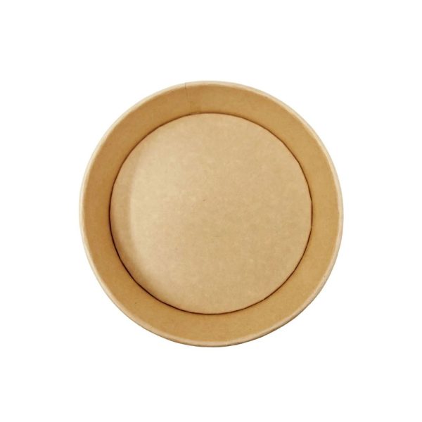 32oz | 1000ml Kraft Round Paper Bowl (Base Only) - 300 Pcs - Image 3
