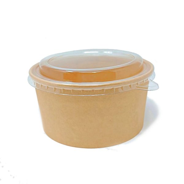 32oz | 1000ml Kraft Round Paper Bowl (Base Only) - 300 Pcs - Image 4