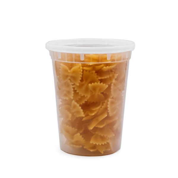 32oz Clear Deli Soup Container with Lid - 240 Sets - Image 3