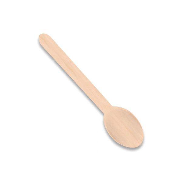 6.3” Birchwood Spoon - 1000pcs