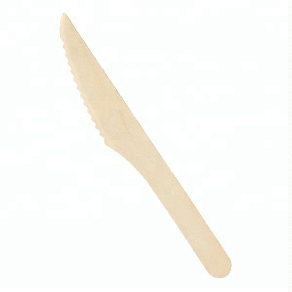 6.5" Compostable wooden knife