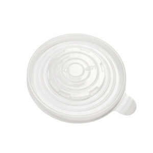PP Plastic vented lids 115mm (Clear) for 10-32oz paper soup bowl -500 Pcs
