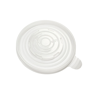 PP Plastic vented lids 115mm (Clear) for 10-32oz paper soup bowl -500 Pcs