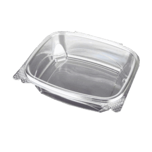 24oz Clear PET hinged container - 200Pcs