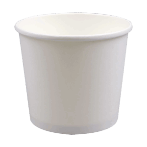 16oz deluxe (white) paper food container- 500pcs