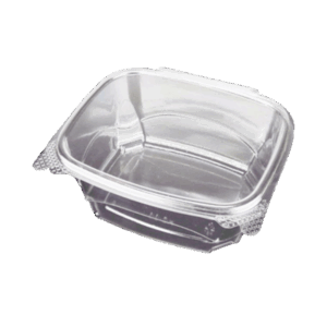 32oz Clear PET hinged container - 200pcs