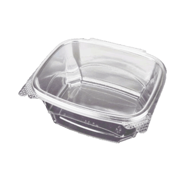 32oz Clear PET hinged container - 200pcs