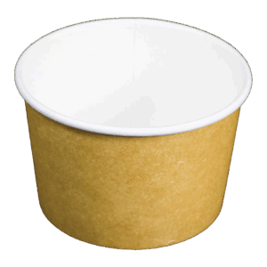 8oz Kraft color Soup cups (Base only) - 1000pcs