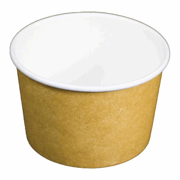 8oz Kraft color Soup cups (Base only) - 1000pcs
