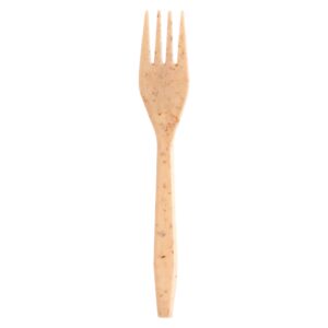 6.25'' Wheat Straw Fibre Fork ( Recyclable ) - 1,000 pcs per case