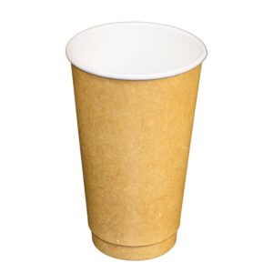 16oz Kraft double wall Hot Paper cup - 400pcs