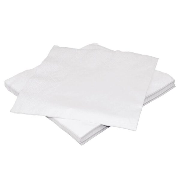1 ply Lunch Napkin White 1/4 Fold (500 pcs x 12 pckts) -6000pcs