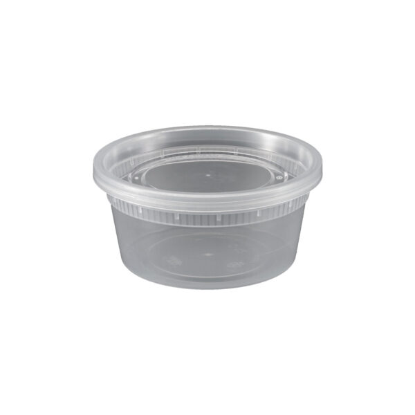 12oz Clear Deli Soup Container with Lid - 240 Sets