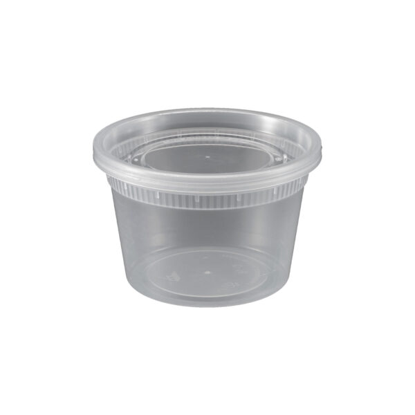 16oz Clear Deli Soup Container with Lid - 240 Sets